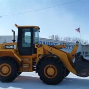 Аренда фронтального погрузчика JCB 426ZX в Санкт-Петербурге.